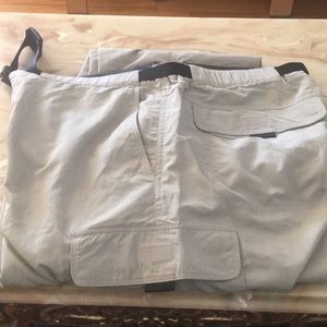 EMS tan men’s beige nylon cargo pants size 38